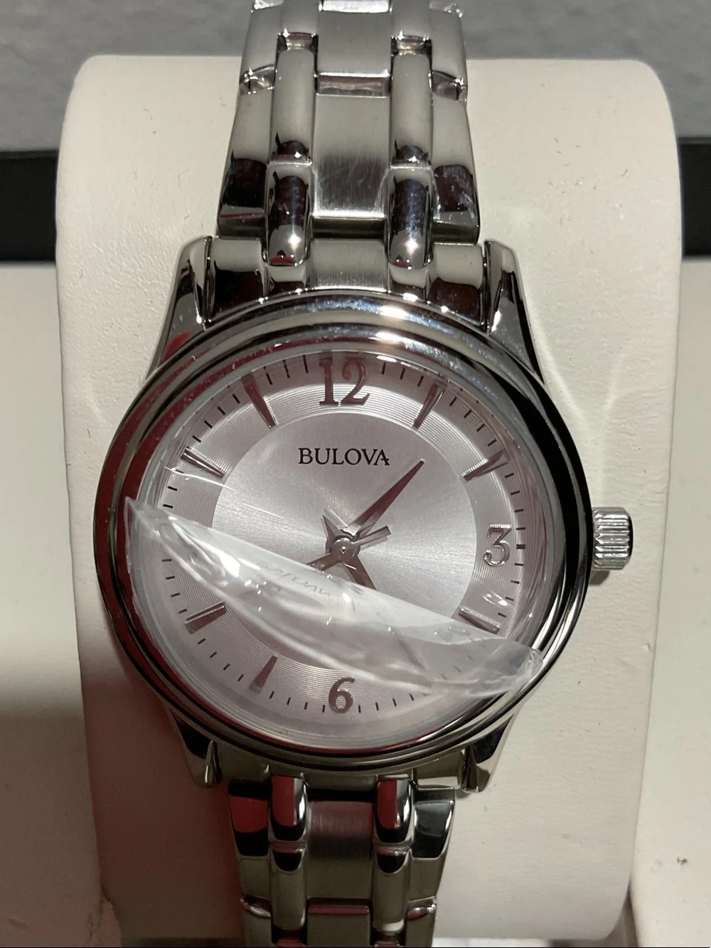 Bulova Women’s Stainless Steel Quartz Watch 30mm 96L005